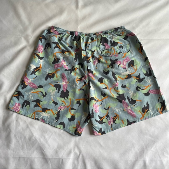 Patagonia Men's Swim Trunks with Colorful Bird Print - Picture 3 of 8